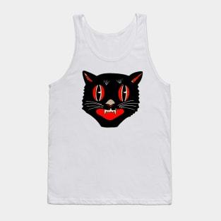 Vintage Halloween Cat 02 Tank Top